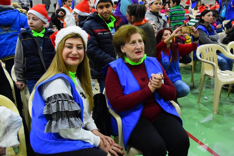 Saint Vincent de paul celebrating Christmas at Jesus & Mary school
